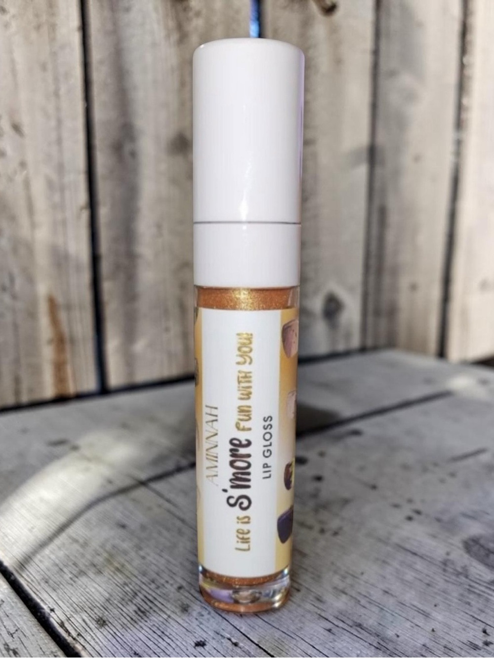 Aminnah Life is S'more Fun With You lip gloss NWT